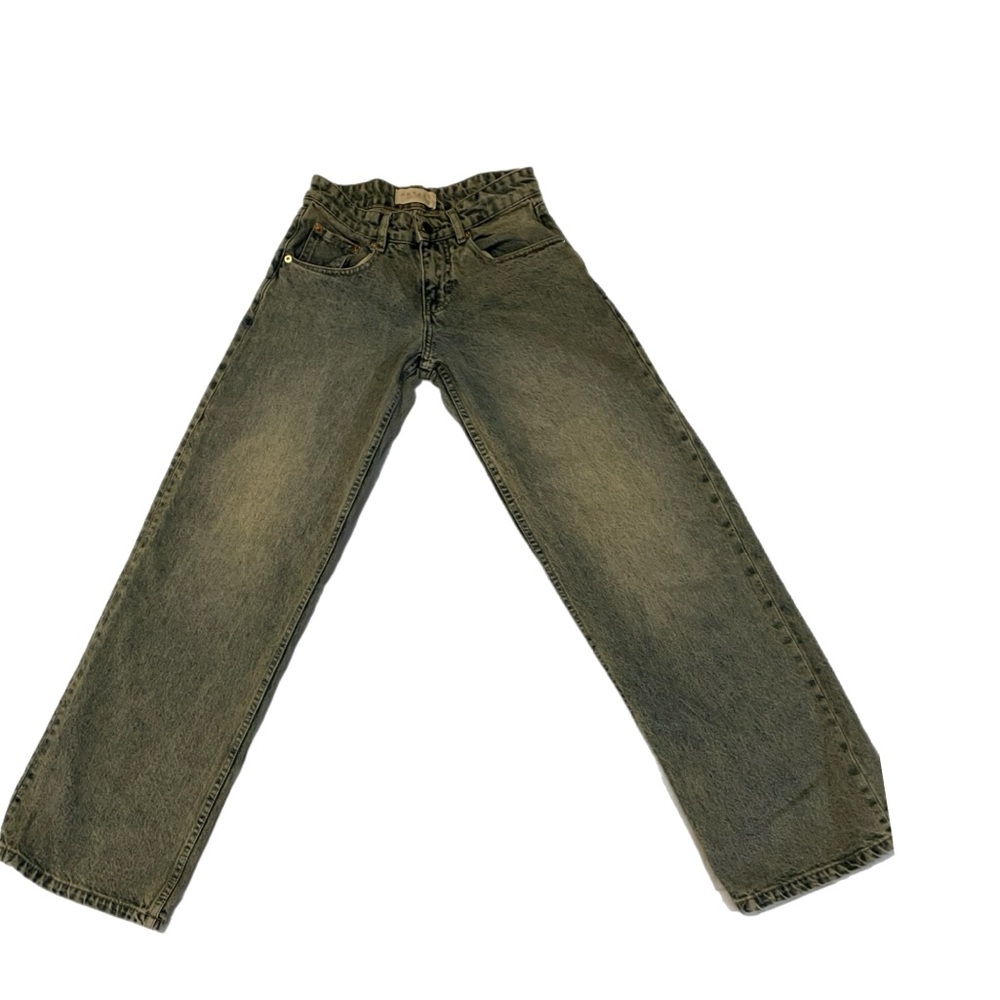 Motel Rocks Straight Leg Jeans in Olive